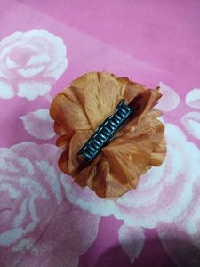 Cute brown color Floral big size Hair Clip