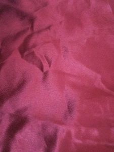 Burgundy Satin Top