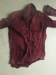 Red &amp; Black Plaid Shirt