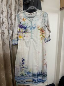Floral Print Kurta