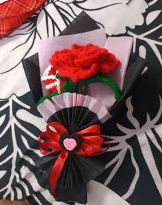 Crochet Single Rose Bouquet 💐💝