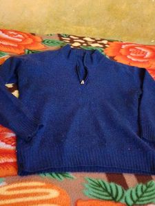 Blue Pullover Sweater