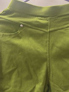 Green Slim Pants