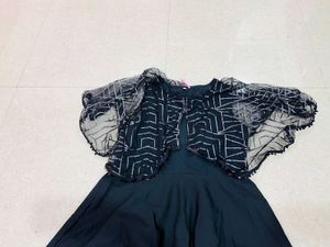 Black Evening Gown / Floor Touch One Piece