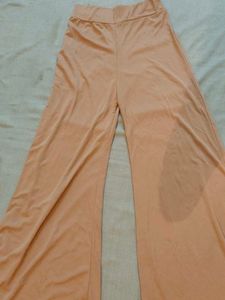 Peach Wide Leg Pants