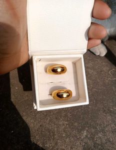 Chunky Gold Plated Hoop