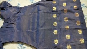 Elegant Blue &amp; Gold Dress