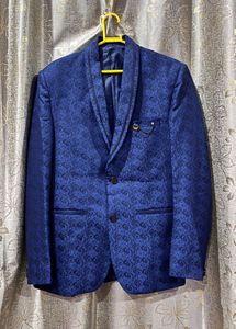 3 pc Suit Men Party Wear “ Royal Blue”