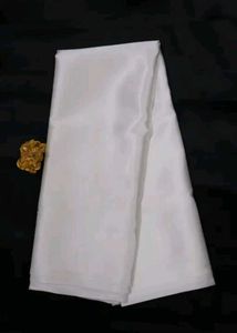 Totally New Satin Saree With Unstitched Blouse Fab