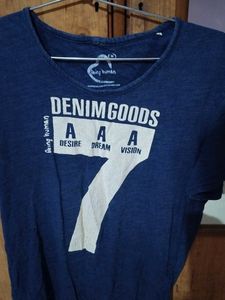 Denim Goods Navy Blue T-Shirt
