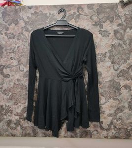 Asymmetric Wrap Style Top/Dress
