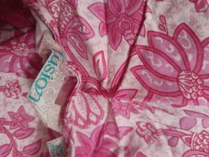 Pink Floral Print Kurti