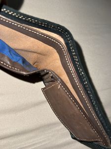 Suede Leather Black Wallet