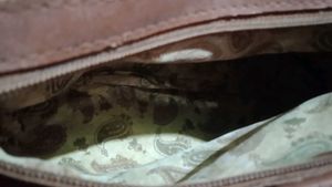 Brown Embossed Crossbody Bag