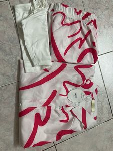 Printed Shorts Cord Set