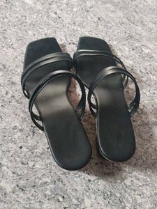 Black Strappy Sandals