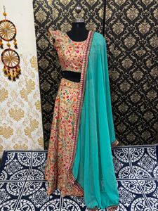 Elegant Embroidered Lehenga Choli Set