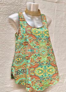 Printed Green Top/ Tops And Dresses For Rs.99 Only