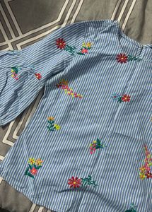 embroidered top