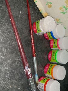 Acrylic Paints &amp; Brushes