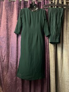 Dark Green Salwar Kameez Suit