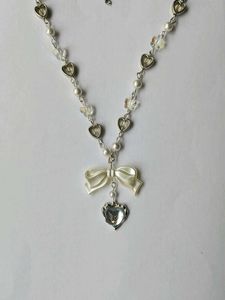 Coquette Y2K Bow Necklace