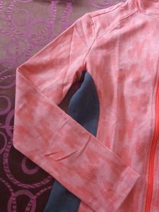Pink &amp; Gray Athletic Jacket