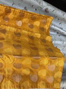 Yellow Printed Kurta