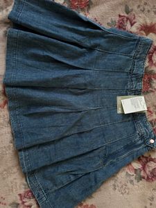H&amp;M Denim Short Skirt