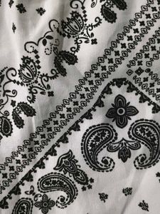 New Women’s White Bandana Print Spaghetti Strap Ha