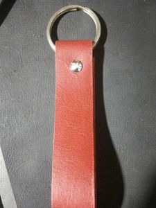 Nameplate Keychain|Leather Keyring
