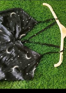 Reserved!🚫PREMIUM SATIN⭐ STARRY JUMPSUIT/Goth