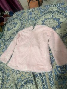 Pink Fuzzy Floral Sweater