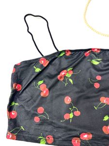 Cherry Print Cami Top
