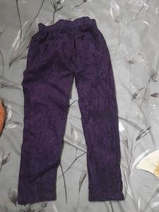 Purple Kids Pants for winter and stylish
