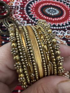 Gorgeous Gold Bangle Set