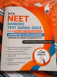 PW NTA NEET RANKERS TEST SERIES 2024