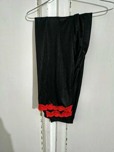 Satin Black Night Suit