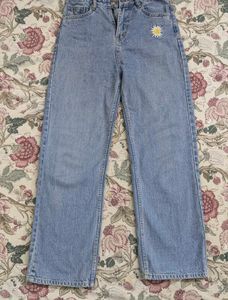 High waist Blue Jeans