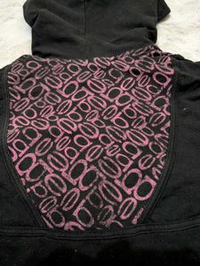 Y2K bebe monogram print Hoodie