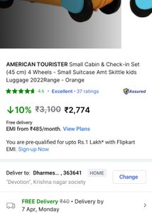 American Tourister Kids Luggage