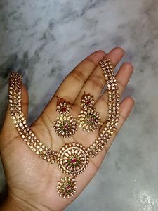 Stone Neckset With Earrings