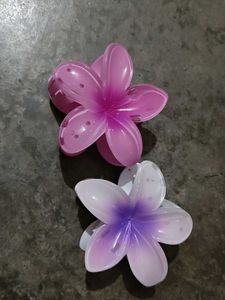 Flower Floral Petals Design Claw (Pack Of 2) Clips
