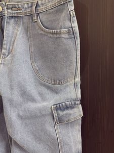Light Wash Cargo Jeans