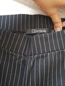 Striped Black Pants