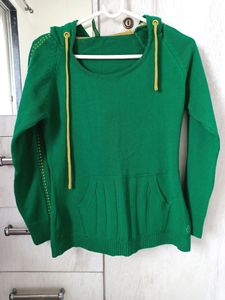 Green Hood - Perfect For Monsoon - Light Winters