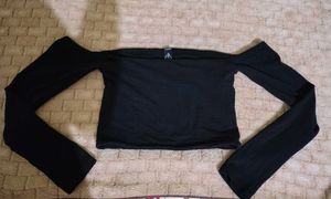 Black Off-Shoulder Top