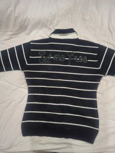 Graphic Striped Sweater