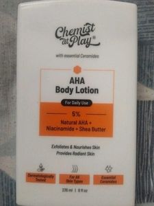 Chemist At Play AHA Body Lotion