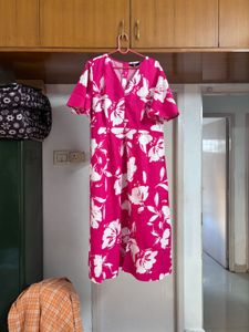 “Fig” Pink Floral Dress